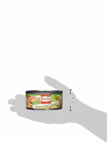 Hormel White & Dark Chicken in Water 95% Fat Free, 10 Ounce, Pack of 12