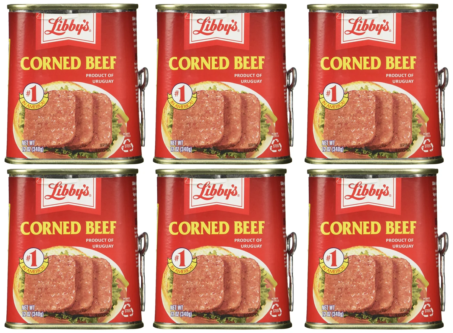 Libby's Corned Beef 12oz Can (Pack of 6)