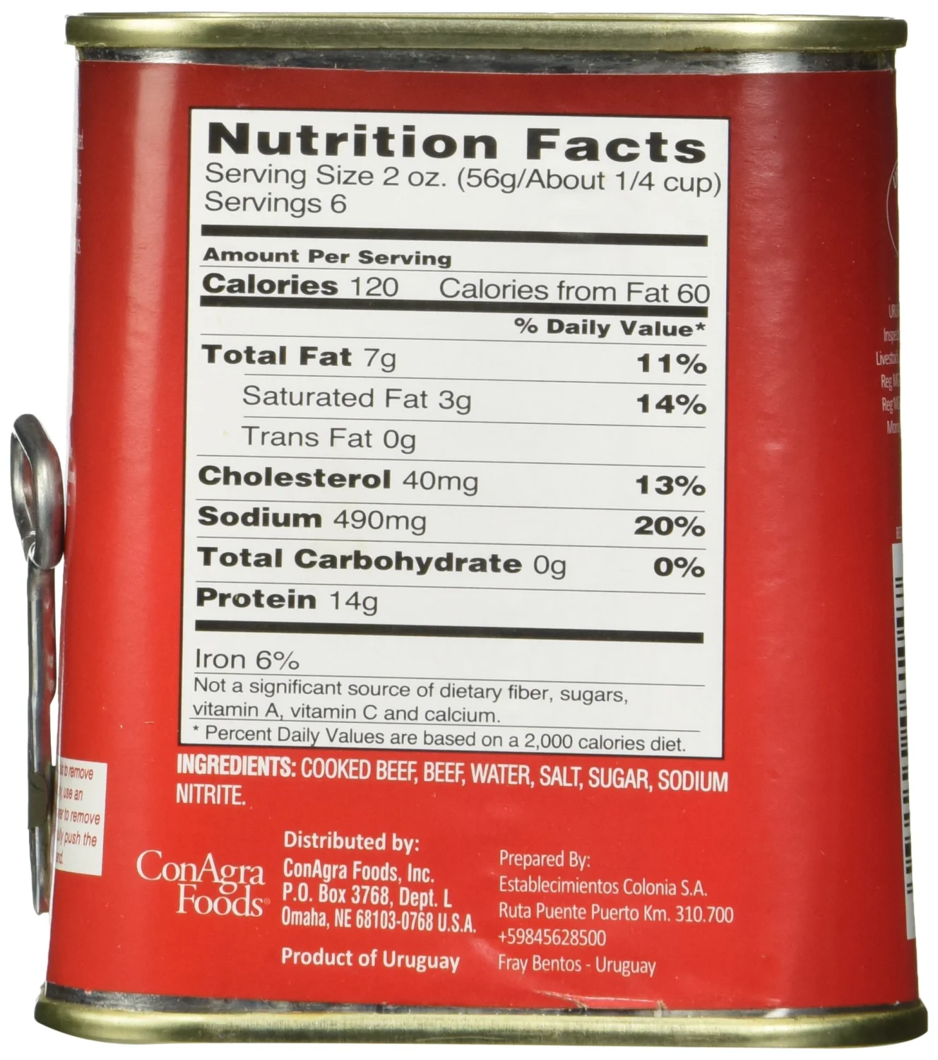 Libby's Corned Beef 12oz Can (Pack of 6)