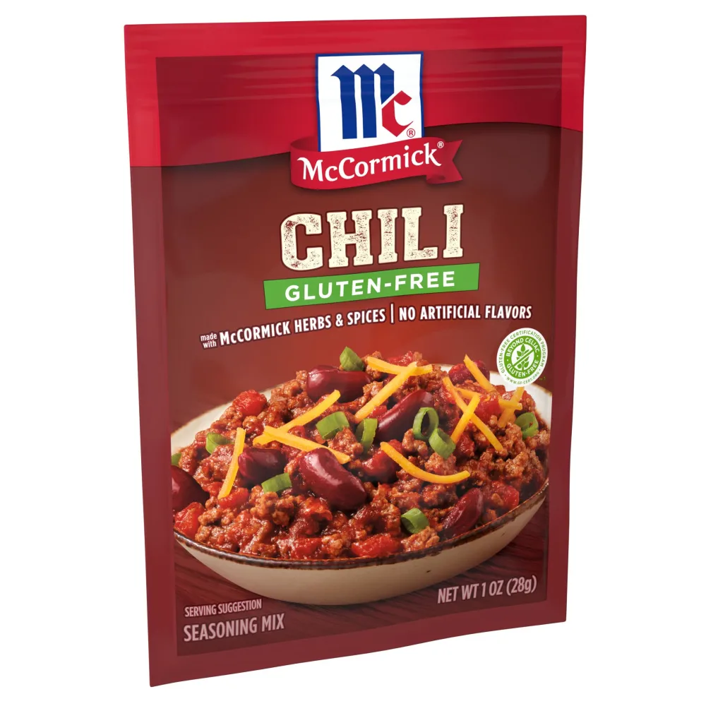 McCormick Gluten Free Chili Seasoning Mix, 1 oz (Pack of 12)