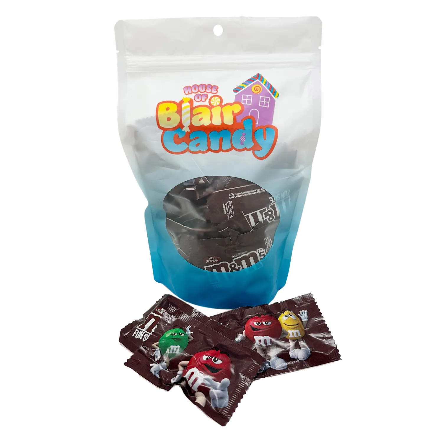 M&Ms Milk Chocolate Fun Size Candy - 1 LB (Approx. 32 Fun Size Packs) - Comes in a Sealed/Resealable Bag - Perfect For Parties, Pinata, Office Bowl, Wedding Favors, Easter Baskets
