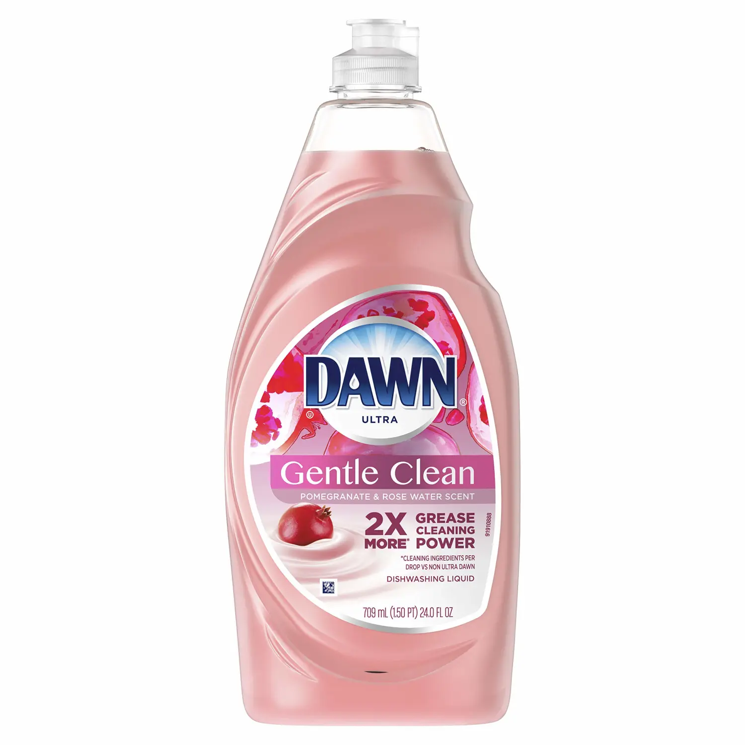 Dawn Gentle Clean Dishwashing Liquid Dish Soap Pomegranate Splash 24 oz (Pack of 2)