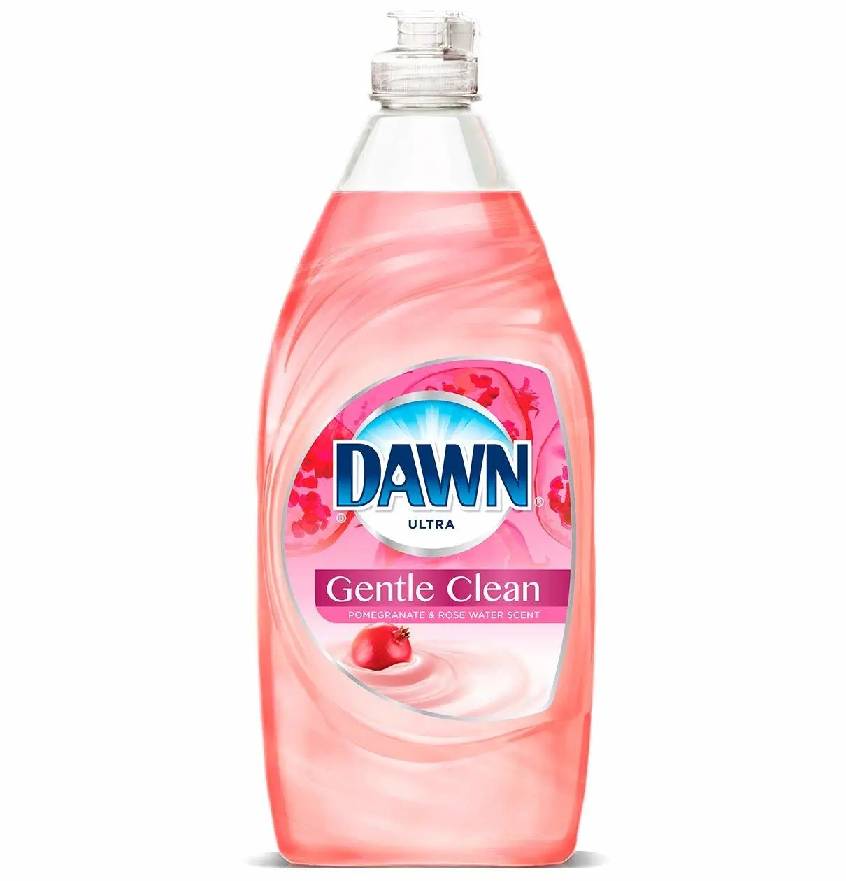 Dawn Gentle Clean Dishwashing Liquid, Pomegranate & Rose Water