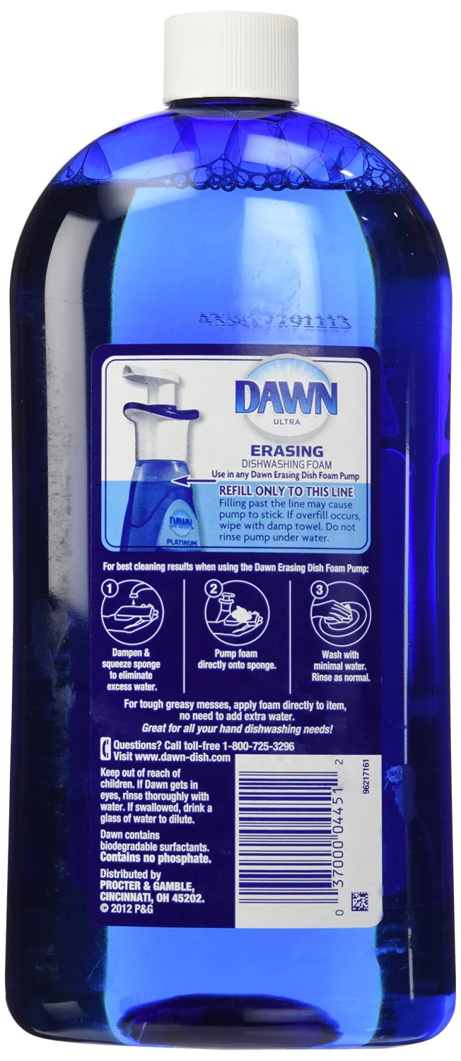 Dawn Direct Foam Dishwashing Foam Refill, Fresh Rapids, 30.9 oz-2 pack
