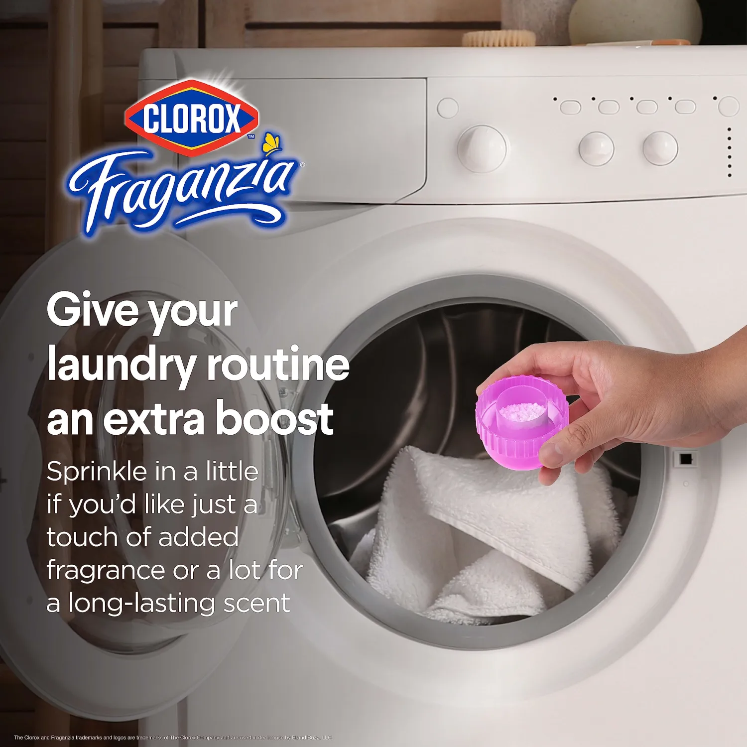 Clorox Fraganzia Scent Boosting In-Wash Laundry Crystals | Freshen Clothes and Linens with Scent Booster Laundry Beads Laundry Crystals, Spring Scent, 1.12 Pound (Pack of 2)