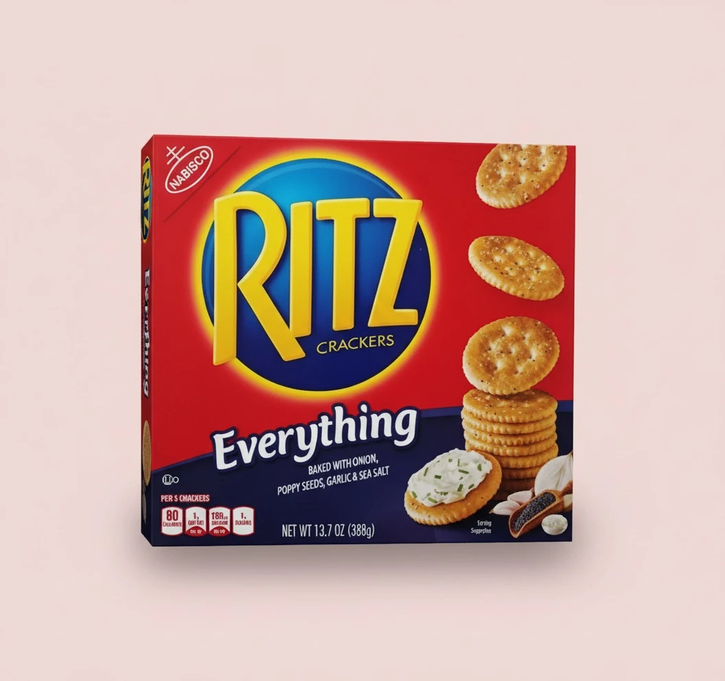 Ritz Crackers, Everything, 13.7 oz Two- 13.7 oz boxes