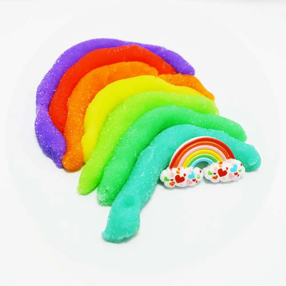 Rainbow Cloud Slime,Non-Sticky and Super Soft Scented Slime,Stress Relief Toy