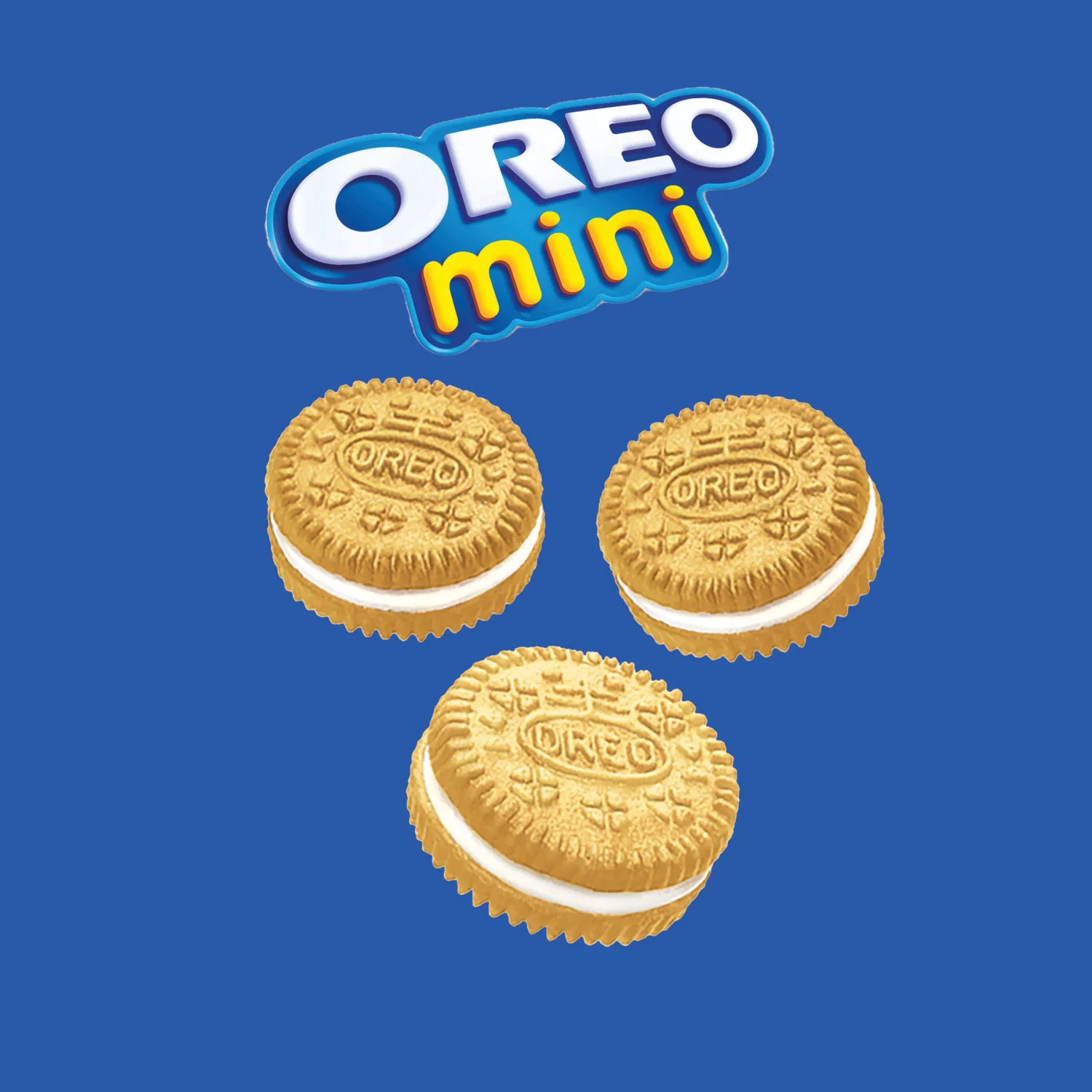 OREO Mini Golden Sandwich Cookies, Big Bag, 3 oz