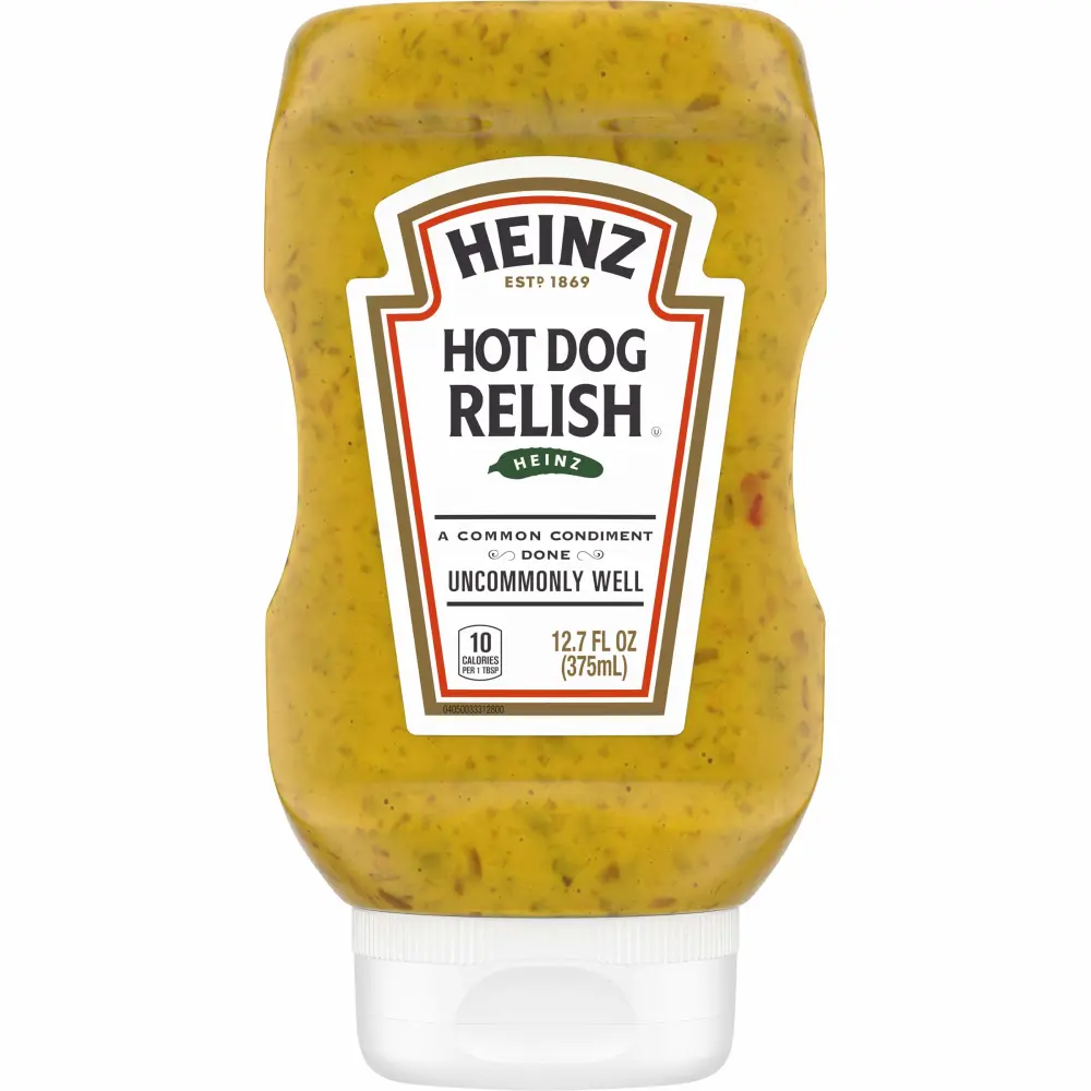 Heinz Hot Dog Relish, 12.7 fl oz Bottle