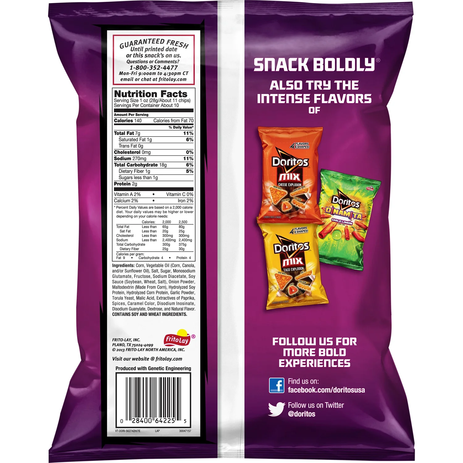 Doritos Tortilla Chips, Spicy Sweet Chili, 9.75 Ounce