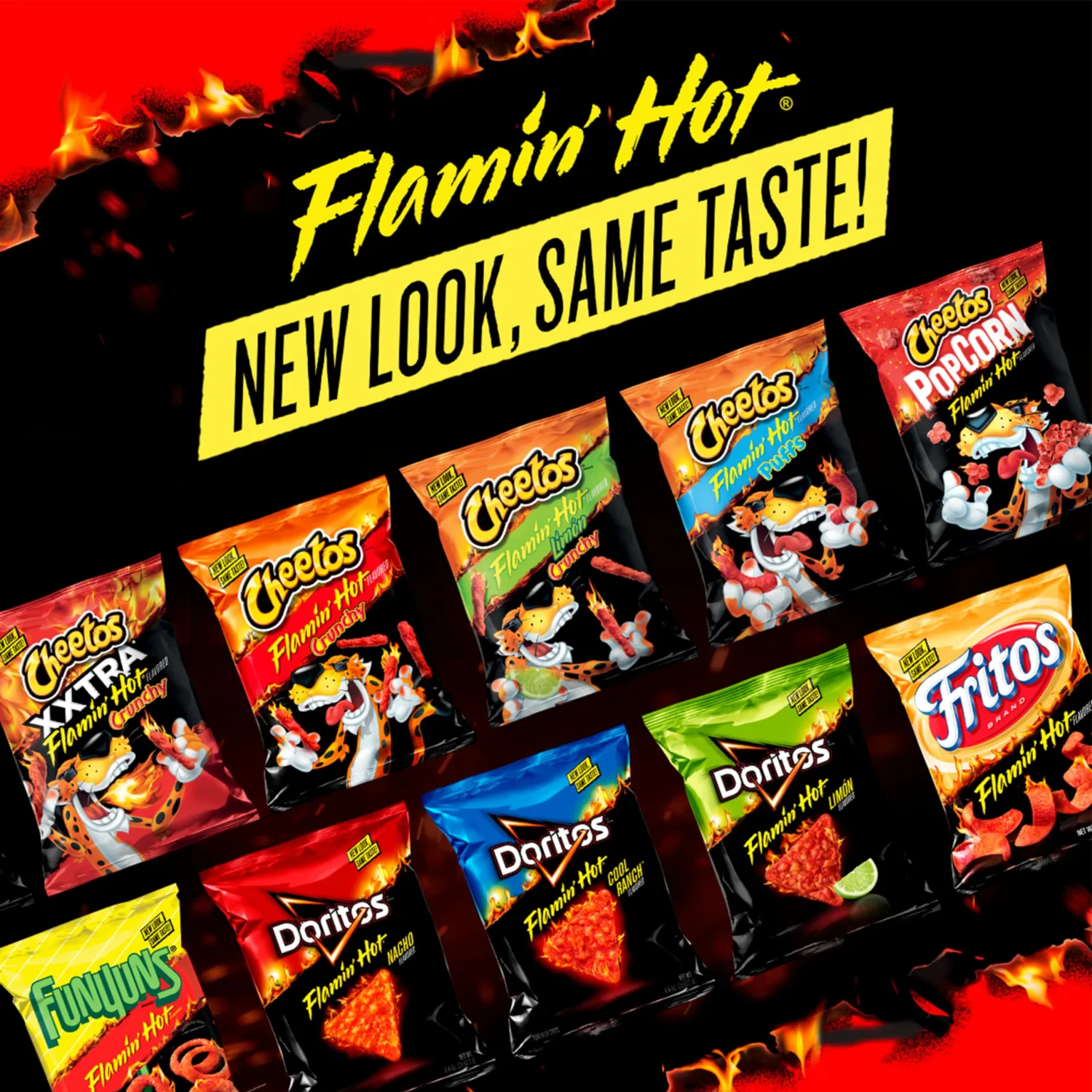 Funyuns Flamin' Hot Rings, Onion Flavored Rings, 6 Oz