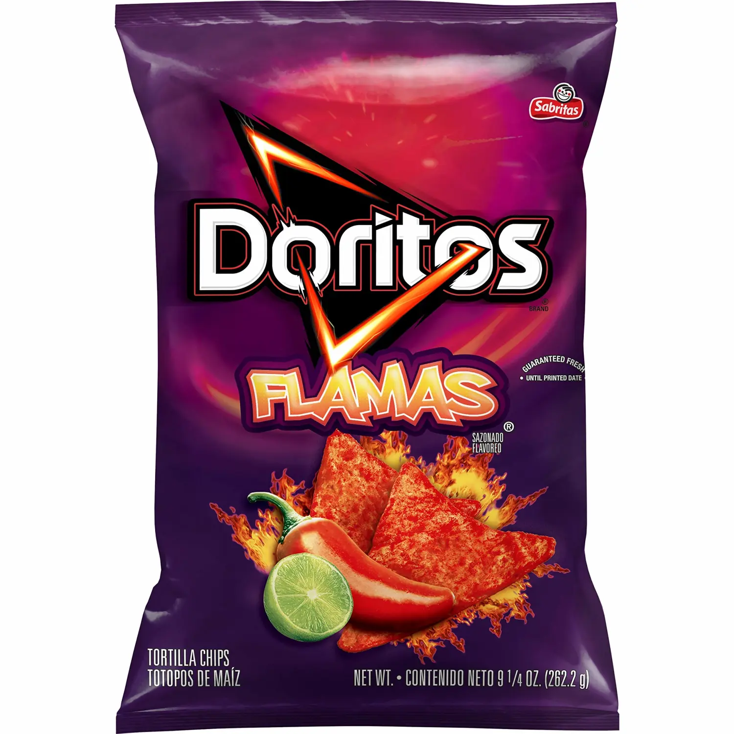 Doritos Tortilla Chips Flamas Cheddar Cheese, 9.25 Oz