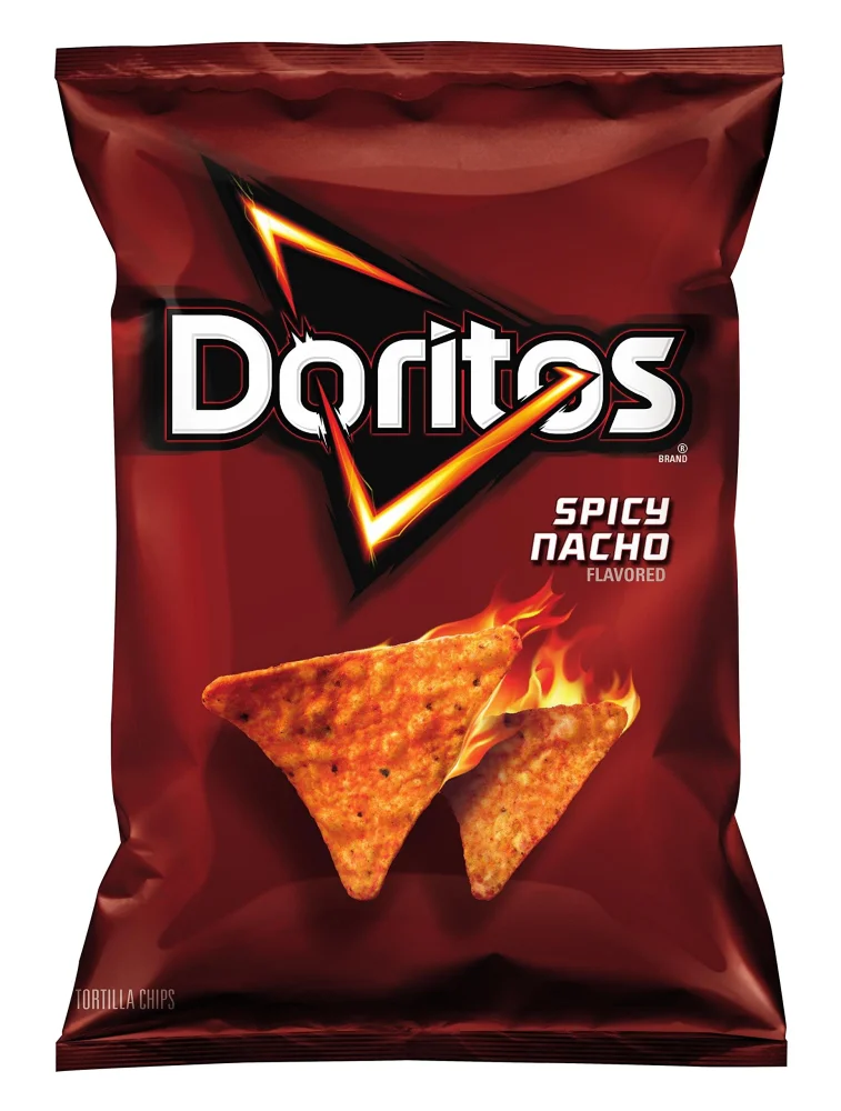 Doritos Flavored Tortilla Chips, Spicy Nacho, 42 Ounce (Pack of 4)