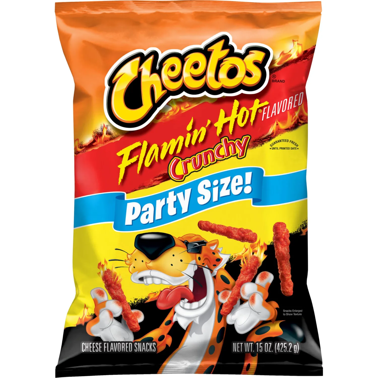Cheetos Crunchy Flamin Hot Party Size Bag, 15 Oz