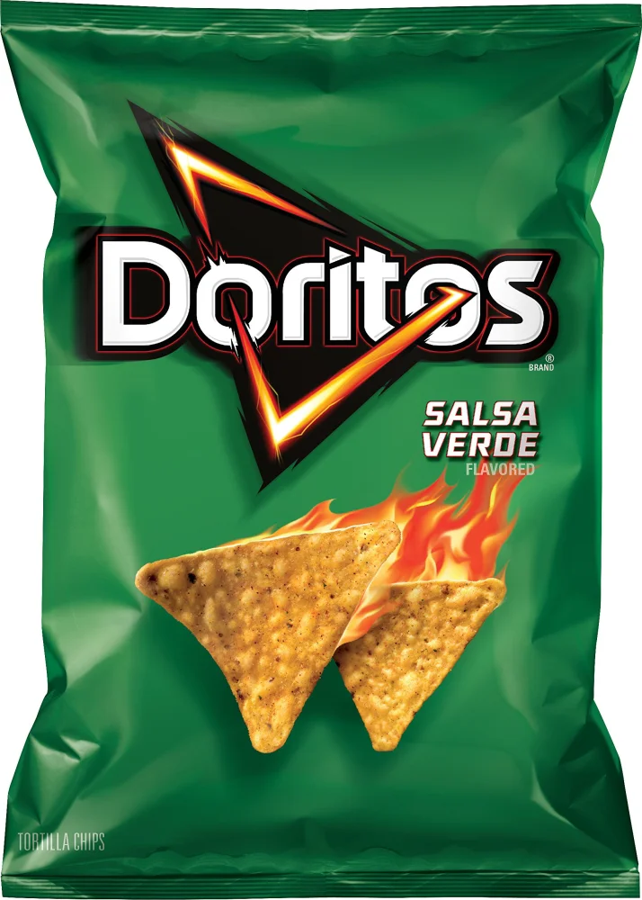 Doritos Tortilla Chips, Salsa Verde, 9.75 oz