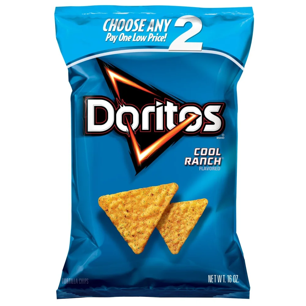 Doritos Tortilla Chips, Cool Ranch, 16-7/8 Ounce