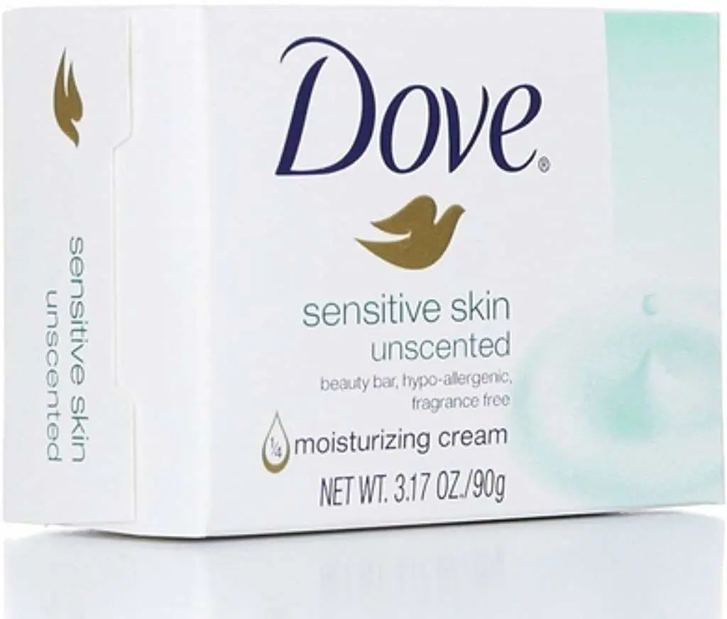 Dove Bar Soap for Sensitive Skin 3.17 oz (Pack of 3)