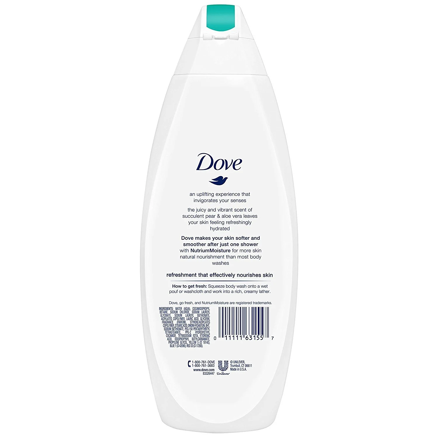 Dove Body Wash Invigorating With Aloe & Eucalyptus For Dry Skin Refreshes and Invigorates Skin 20 oz