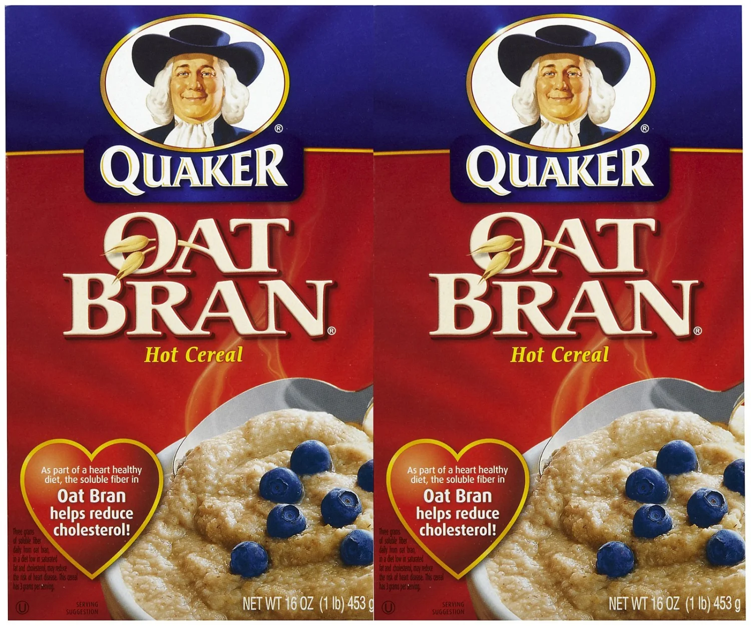 Quaker Oat Bran Hot Cereal - 16 oz - 2 pk