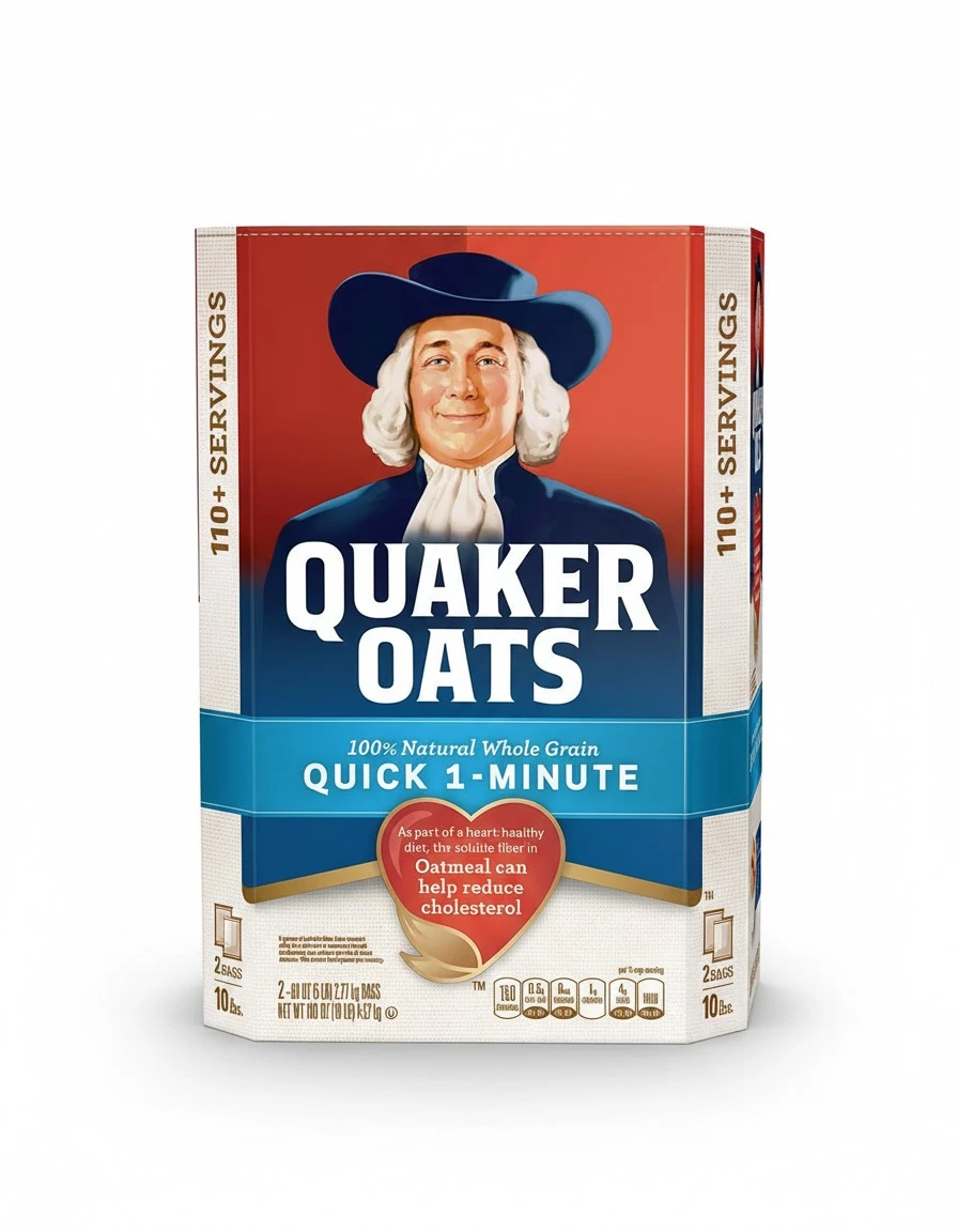 Quaker Oats Quick 1 Minute Oatmeal - 2/5 Pound