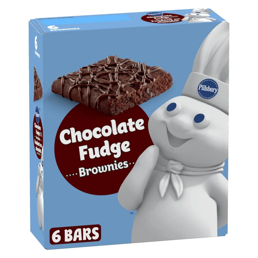 Pillsbury Chocolate Fudge Brownies Bars, 150g/5.3 oz. (Imported from Canada)