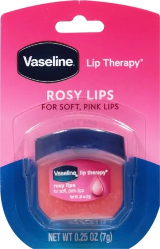 Vaseline Lip Therapy Lip Balm Mini, Rosy, 0.25 oz