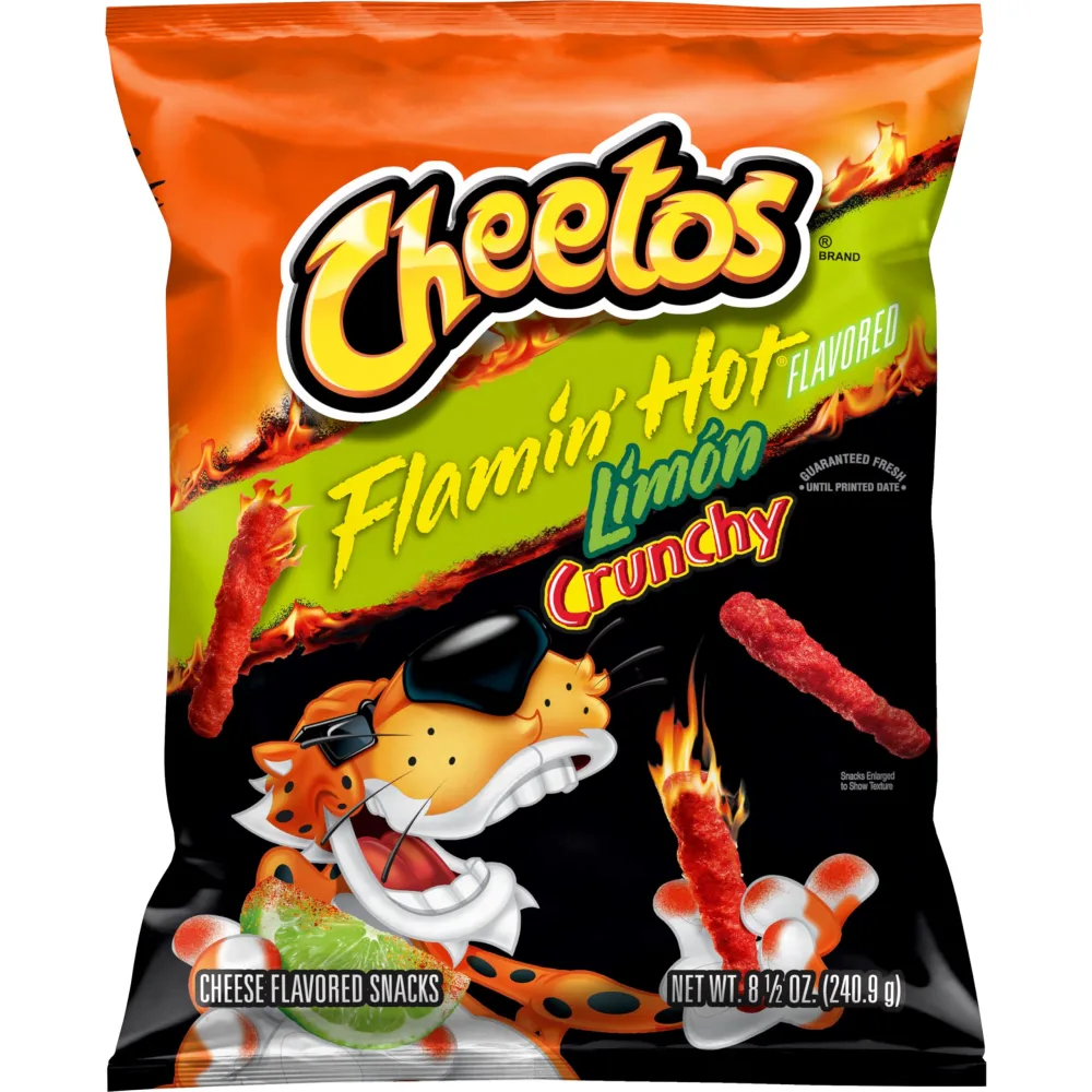 Cheetos Cheese Snacks, Flamin Hot Limon, 8.5 oz