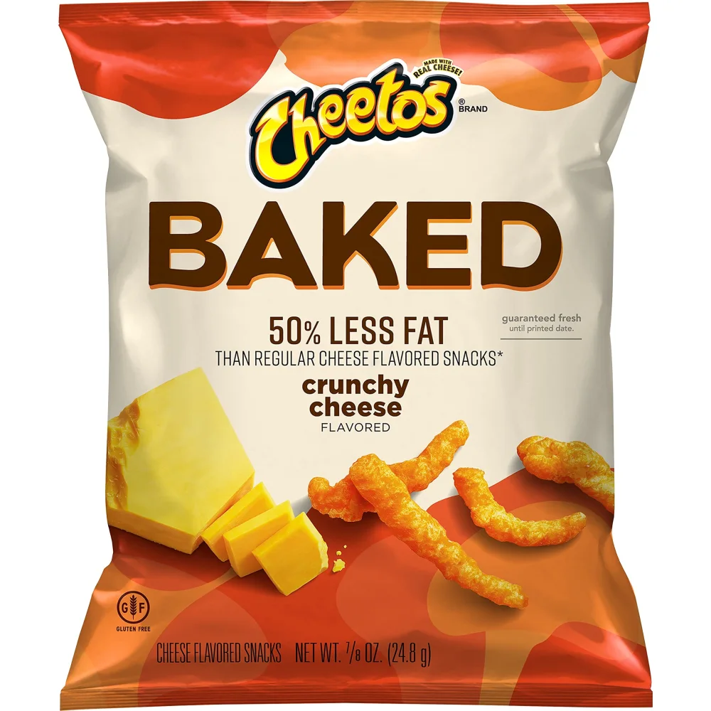 Baked, Cheetos Crunchy, 0.875 Ounce (Pack of 104)