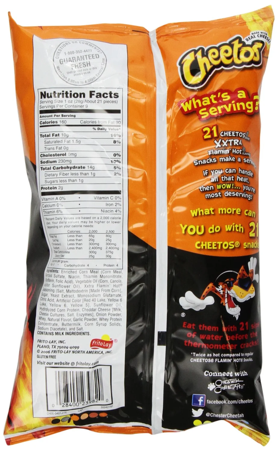 Cheetos Xtra Flamin Hot, 9 oz