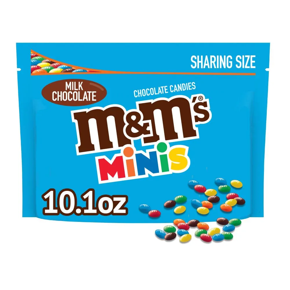 M&M'S Minis Milk Chocolate Candy, Sharing Size 10.1 oz Bag