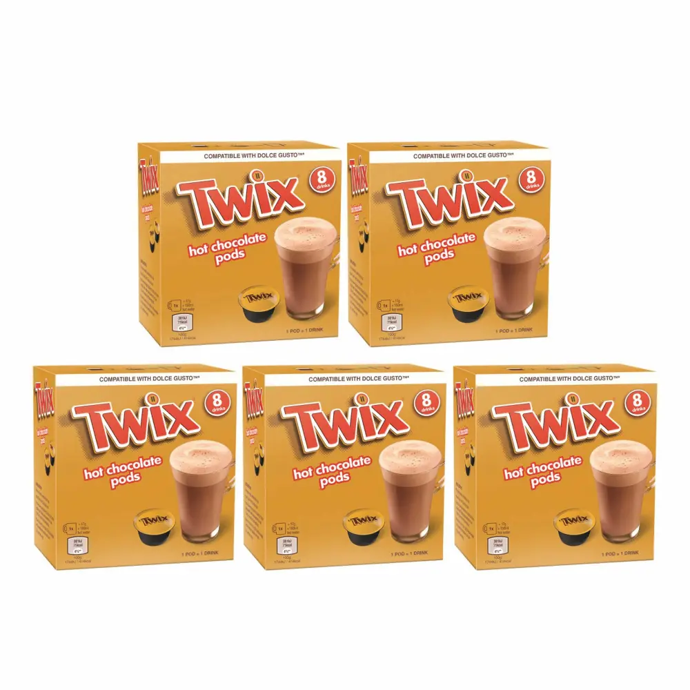 Twix - Hot Chocolate (Dolce Gusto compatible) -5x 8 cups