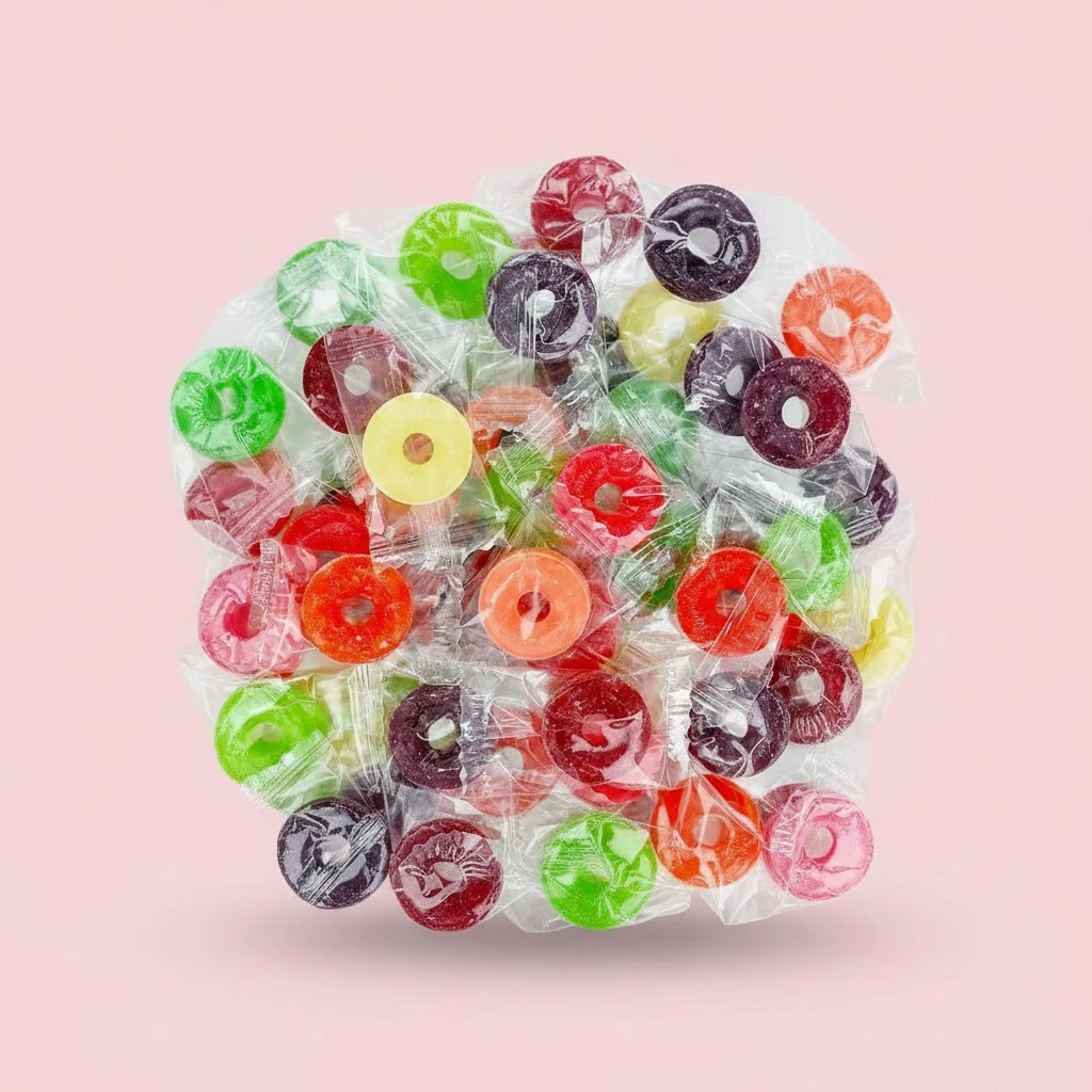 LifeSavers Hard Candy, Assorted, Wrapped, Bulk, 2 Lbs, 10 FLAVOR MEGA ASSORTMENT! Watermelon, Pineapple, Cherry, Apple, Mango, Fruit Punch, Strawberry, Raspberry, Grape & Tangerine! Great For Home and Office Candy Bowls!