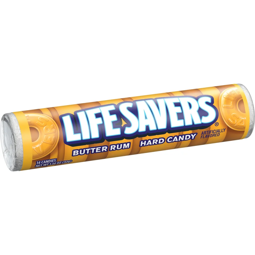 Life Savers Butter Rum Hard Candy, 1.14 ounce