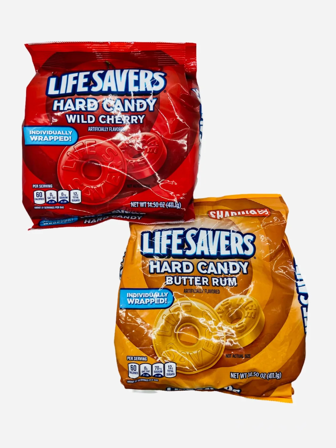 Hard Candy Individually Wrapped 2 pack Cherry Rum