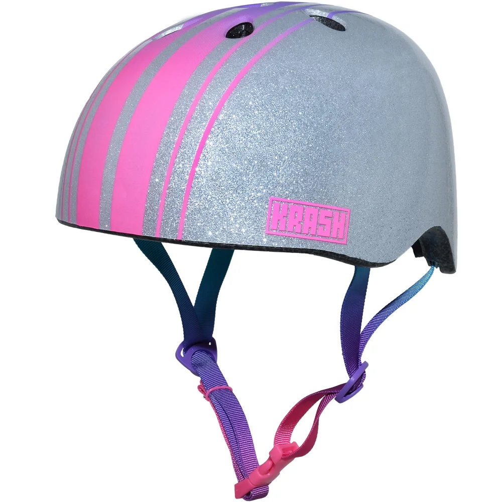 Krash! Kustom Gradient Silver Youth 8+ Helmet (7094774)