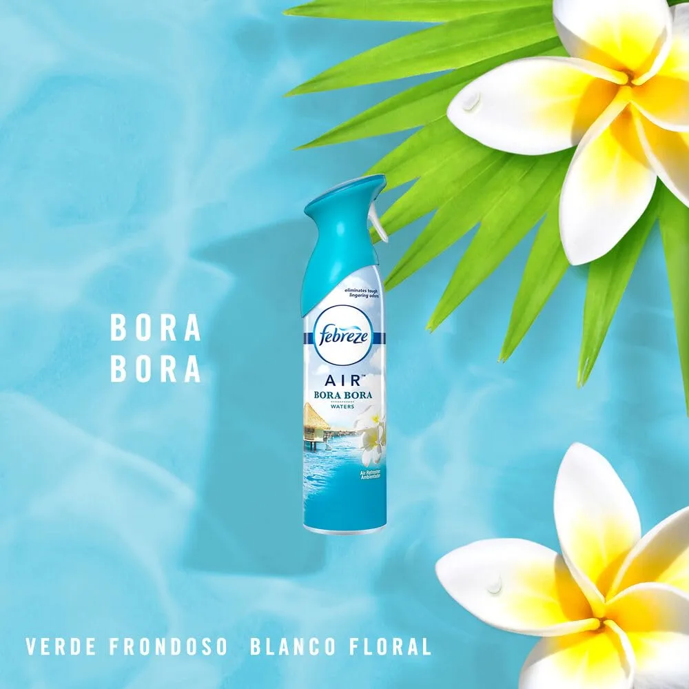 Febreze Odor-Fighting Air Freshener, Bora Bora Waters, 8.8 fl oz