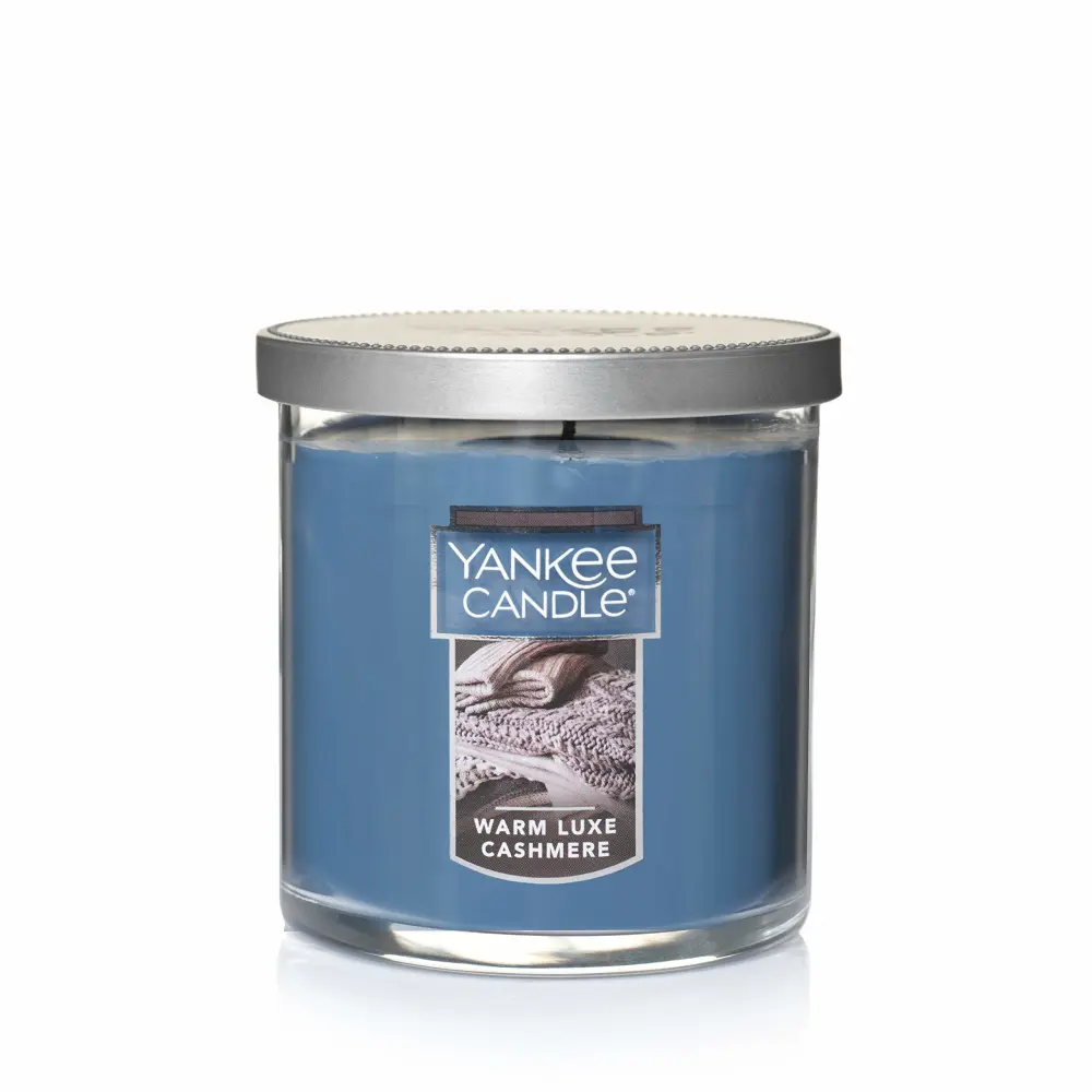 Yankee Candle Warm Luxe Cashmere Scented, Classic 7oz Small Tumbler Single Wick Candle, Over 35 Hours of Burn Time