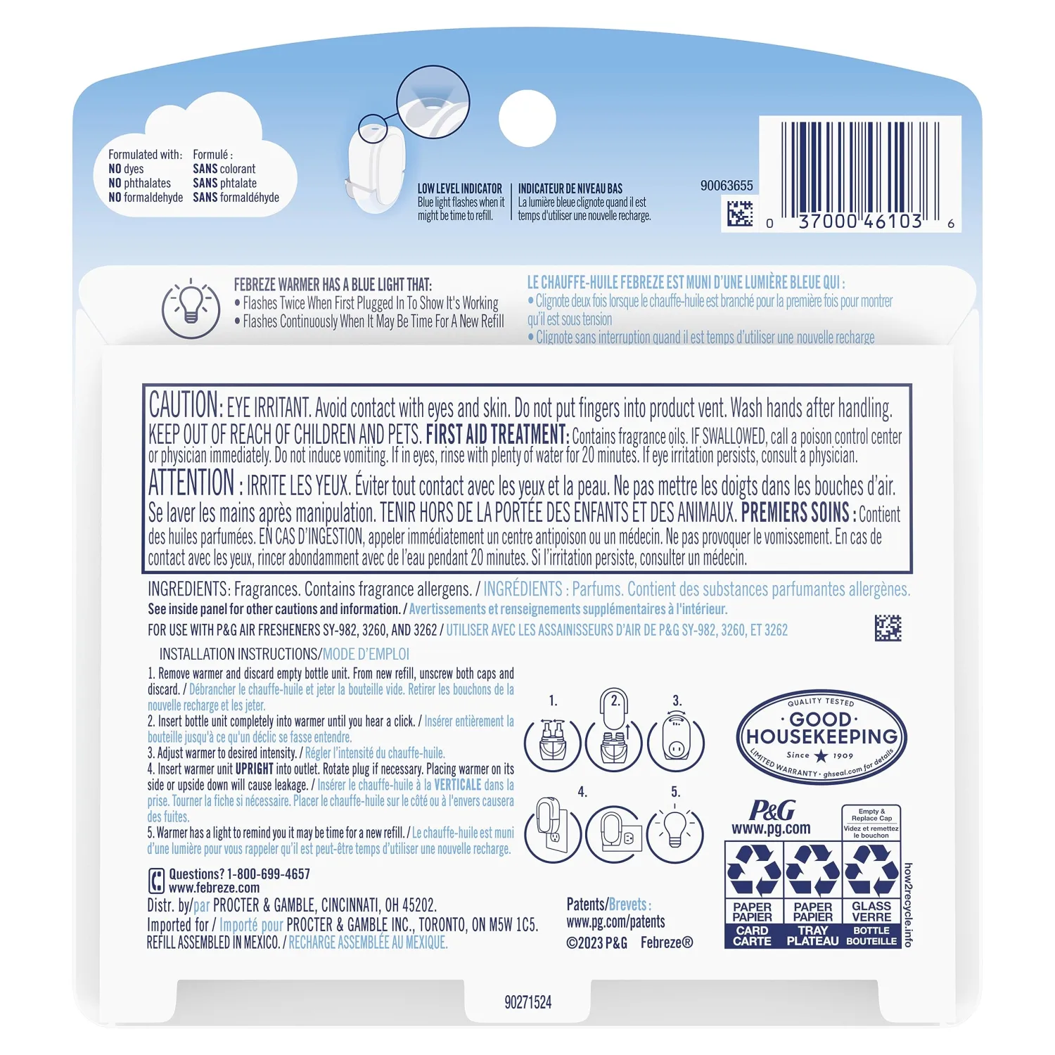 Febreze Odor-Fighting Fade Defy PLUG Air Freshener Refill, Hawaiian Aloha, (2) .87 fl. oz. Oil Refills