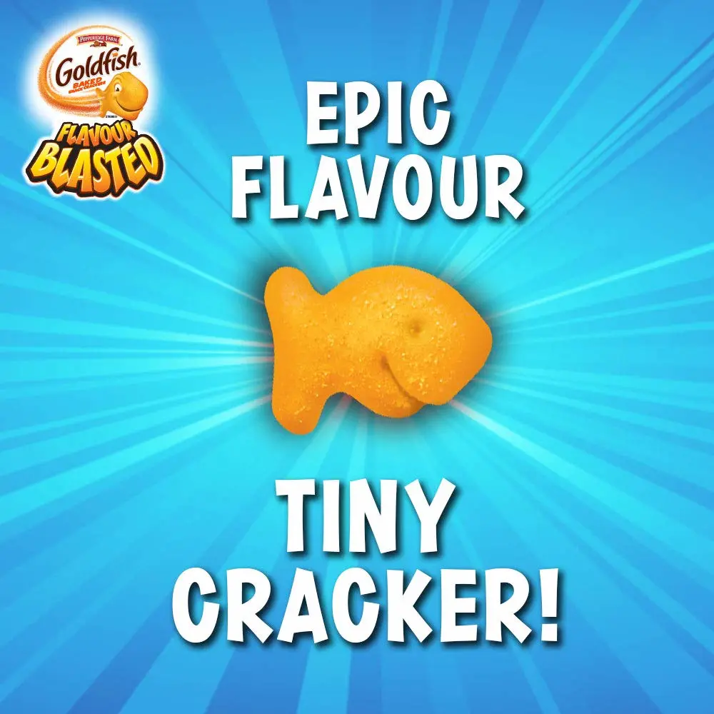 Pepperidge Farm Goldfish Flavour Blasted Salt and Vinegar, 180g/6.34 Ounces {Imported from Canada}