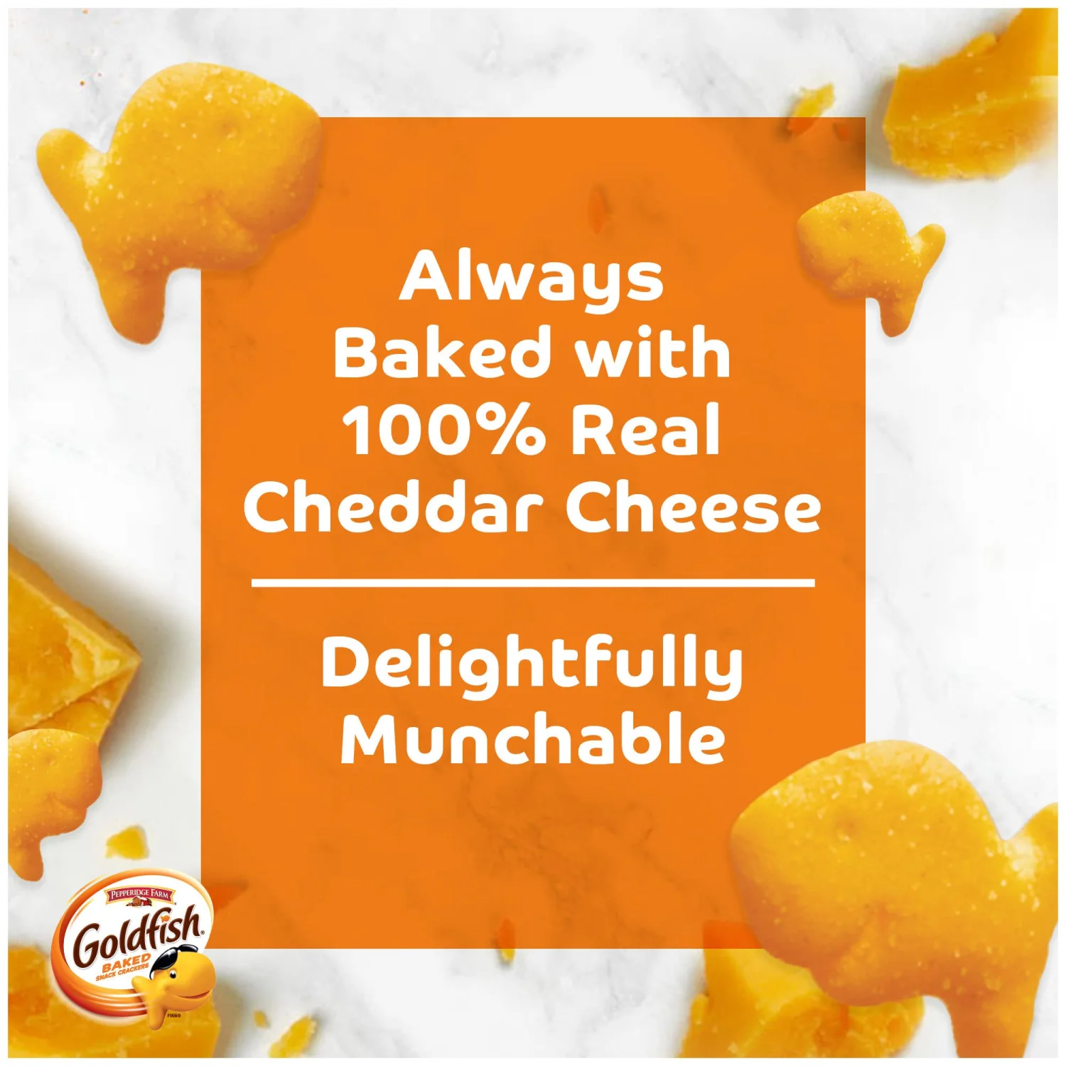 Pepperidge Farm Goldfish Pizza Crackers, 6.6 oz. Bag