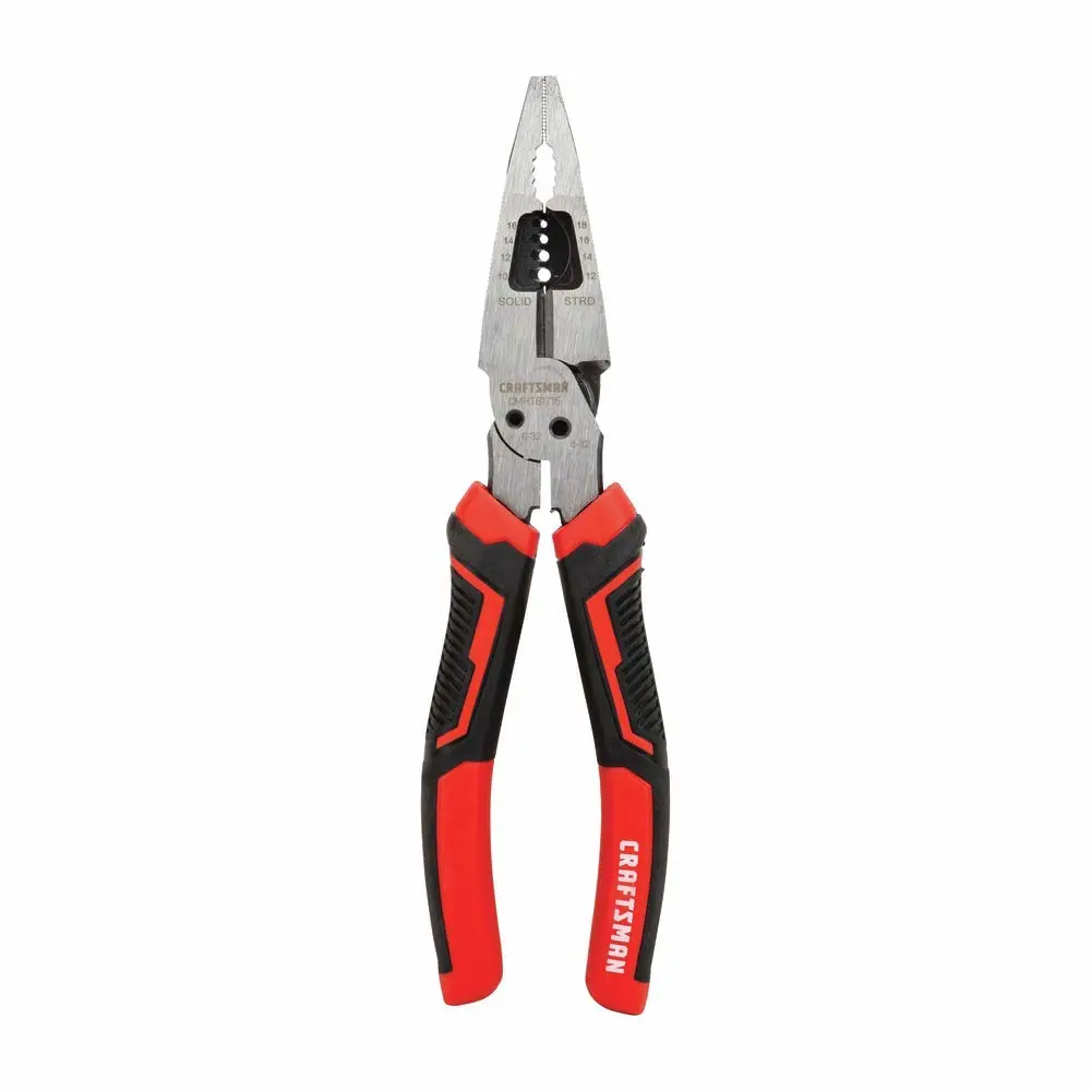 CRAFTSMAN Long Nose Pliers, 8-Inch Multi Function (CMHT81715)