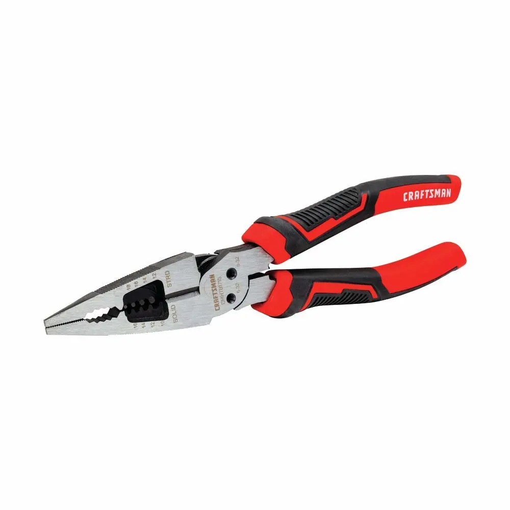 CRAFTSMAN Long Nose Pliers, 8-Inch Multi Function (CMHT81715)