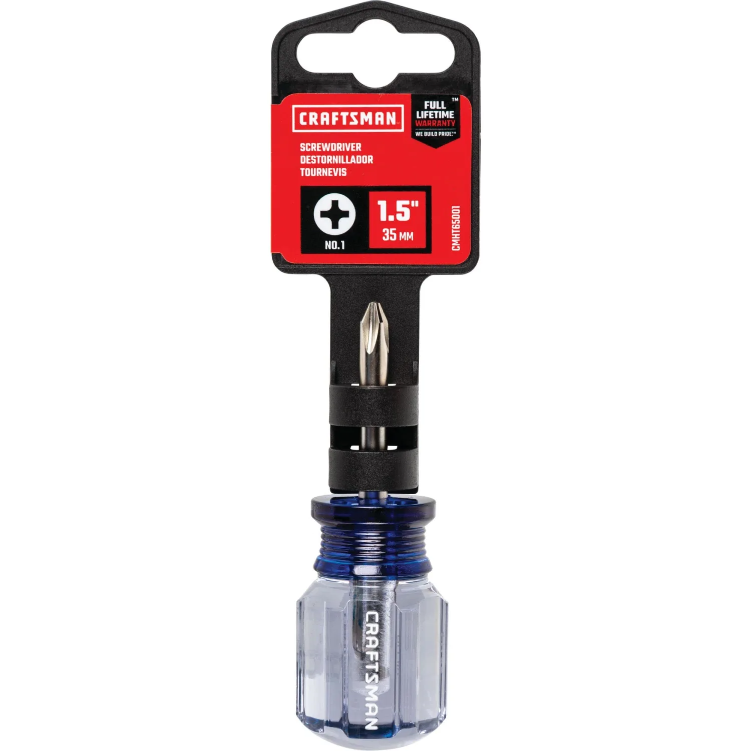 CRAFTSMAN Phillips Screwdriver #2 x 1.5 in., Acetate Handle (CMHT65003)