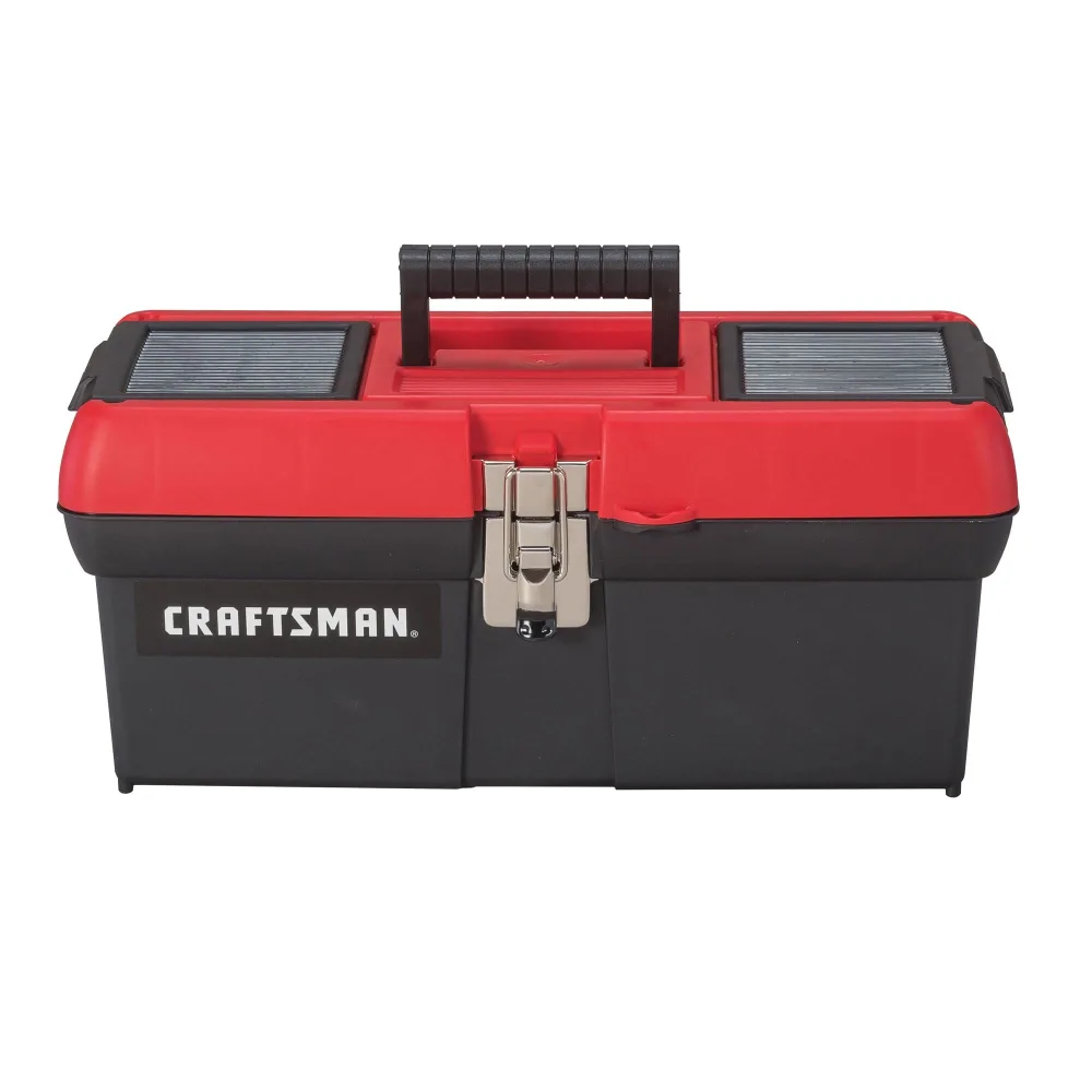 CRAFTSMAN Tool Box, Lockable, 16 in., Red/Black (CMST16901)