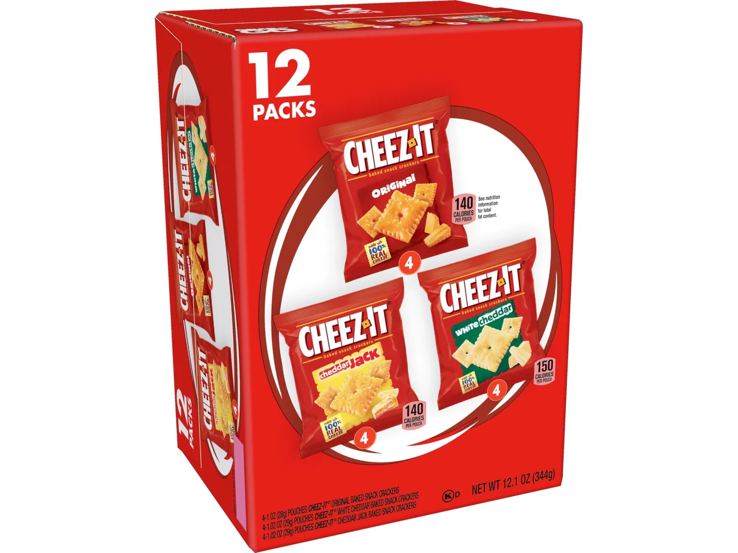 Cheez-It Cracker Variety 12.1ozX4