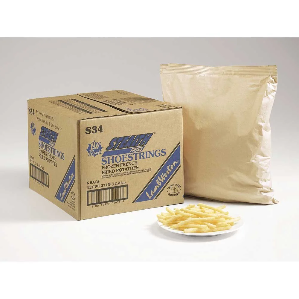 Lamb Weston Stealth Shoestring French Fry, 4.5 Pound -- 6 per case.