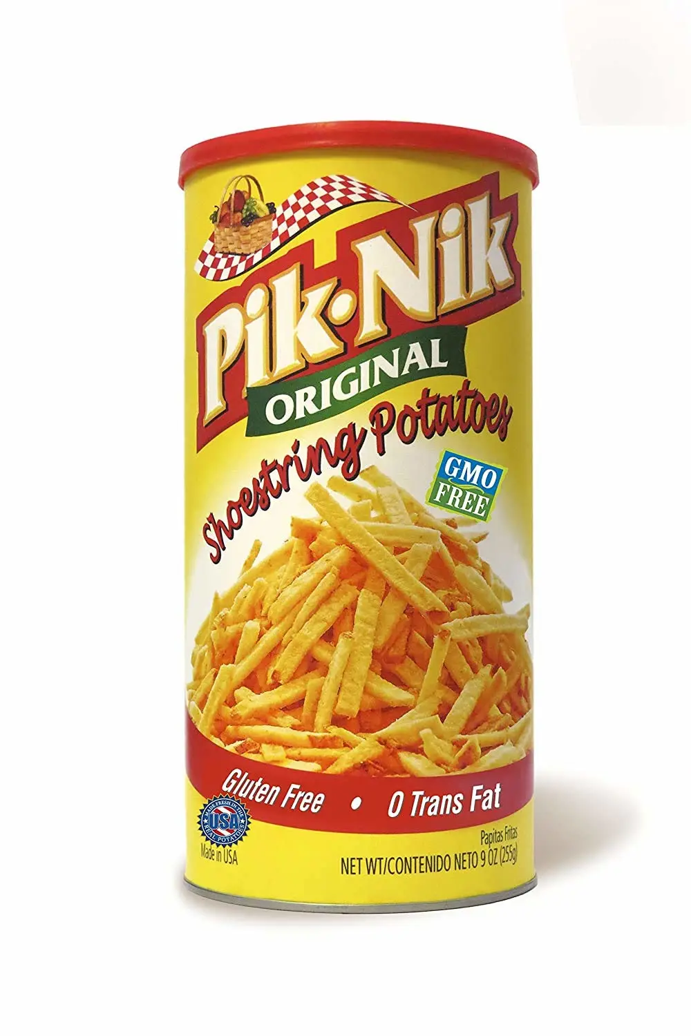 Pik Nik Shoestring Potatoes, Original 9 oz (Pack of 3)
