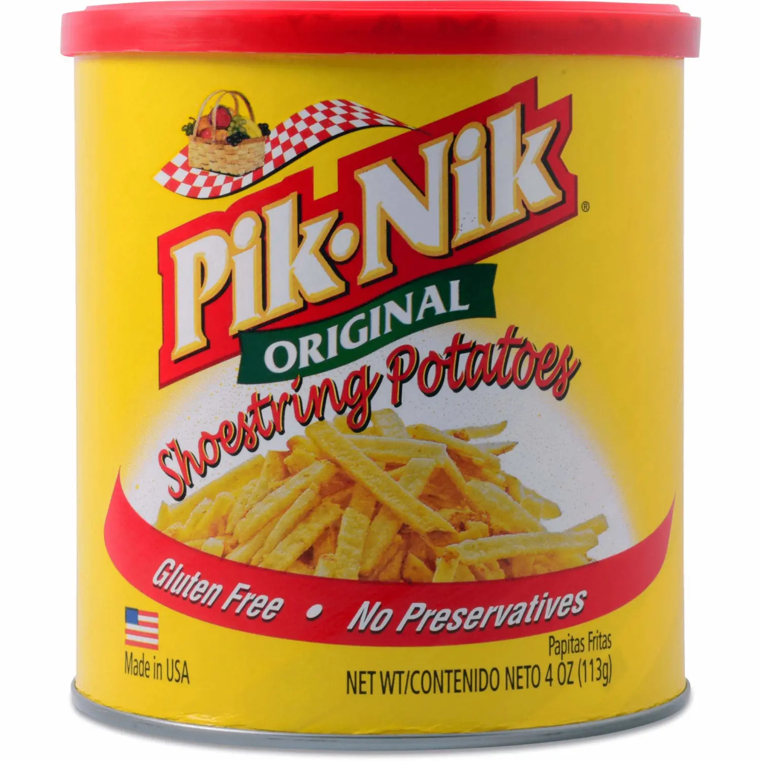 Pik-Nik Original Shoestring Potatoes 113g, 3 Pack