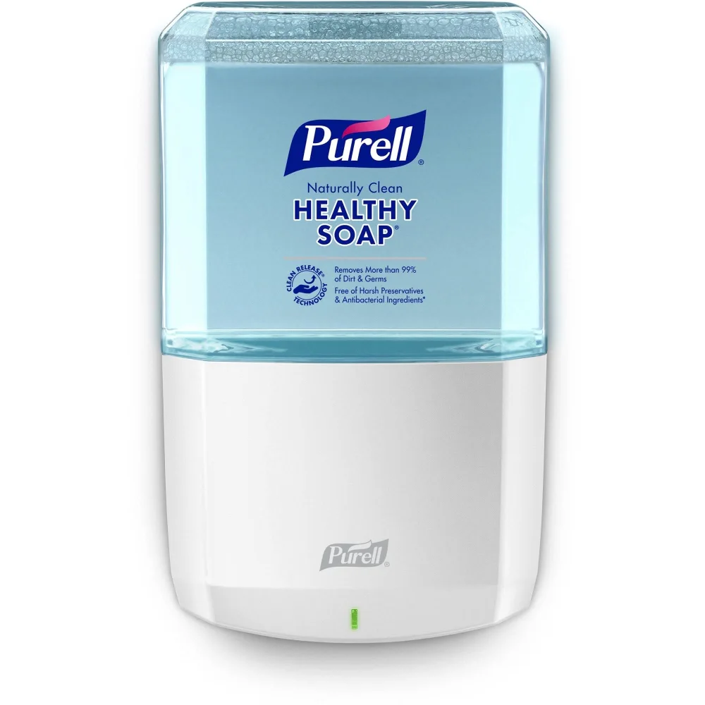 PURELL ES8 Automatic Hand Soap Dispenser, White, for 1200 mL PURELL ES8 Soap Refills (Pack of 1) - 7730-01 - Manufactured by GOJO, Inc.