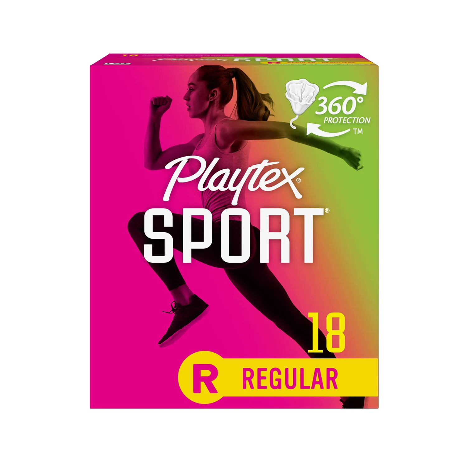 Sport Tampons, Regular Absorbency, Fragrance-Free - 18ct
